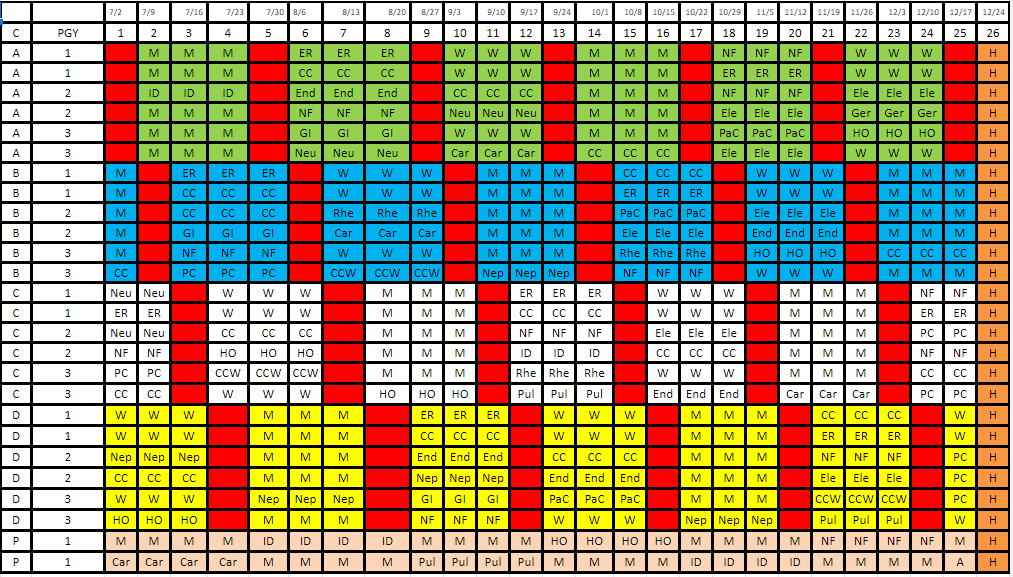 schedule photo